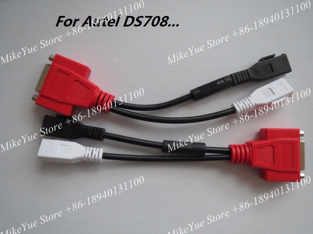 100% Original for Autel Maxisys DS708 for AUDI -2+2 Adaptor  Connector OBD OBDII